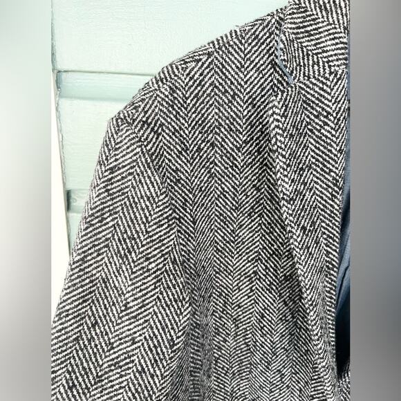 Gap men’s wool herringbone blazer sport coat single button office holiday M fall - Picture 2 of 7